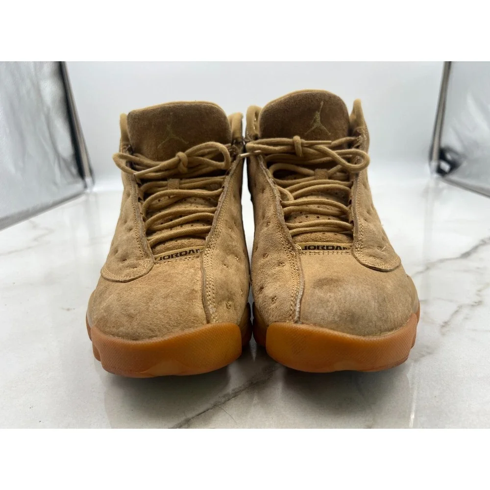 Jordan 13 Shoes Mens 9.5 Retro Wheat Golden Harvest Elemental Gold 414571-705
